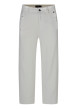 Thumbnail Pantalon 4 poches blanc à coupe ample pourvu d'une fermeture par zip et bouton
