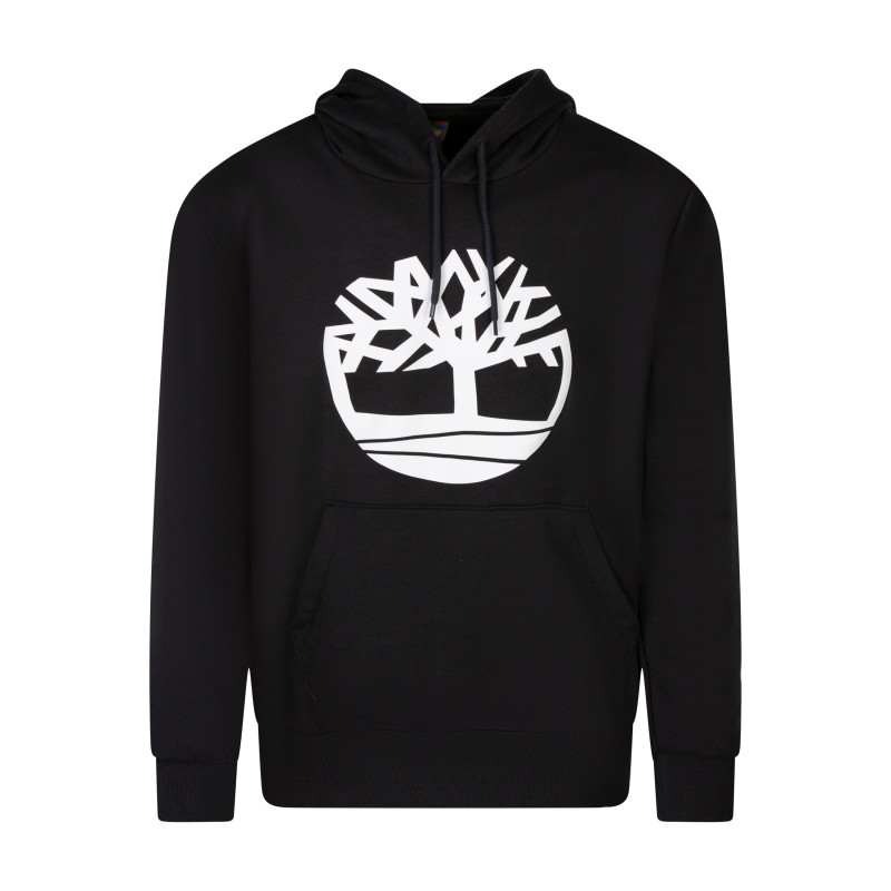 Timberland - Sweat Noir Imprimé Pourvu D'une Coupe Droite Avec Une Capuche - Noir Timberland - Sweat Noir Imprimé Pourvu D'une Coupe Droite Avec Une Capuche - Noir
