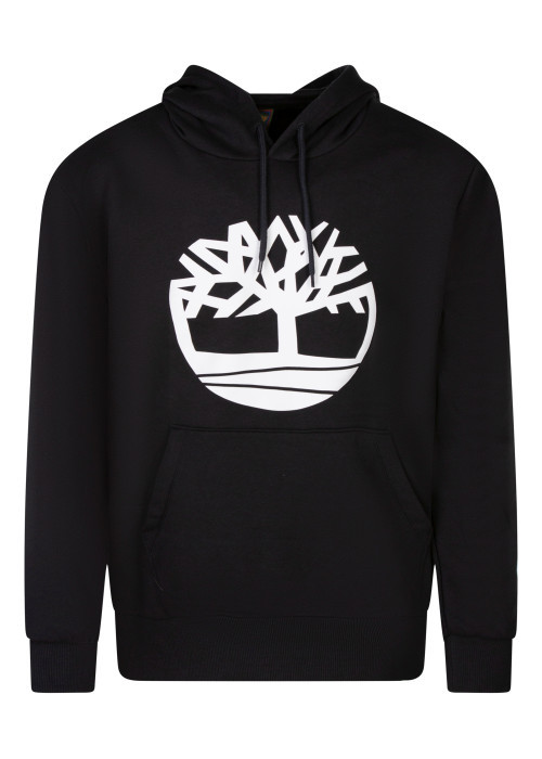 Sweat noir imprimé pourvu d'une coupe droite...