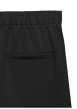 Thumbnail Pantalon chino noir à coupe bootcut pourvu d'une taille élastiquée - Image 2