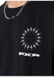 Thumbnail T-shirt noir à col rond en coton orné d'un imprmé logotypé au dos - Image 4