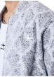 Thumbnail Veste bomber à motifs losanges géométriques gris et noir à coupe large - Image 4