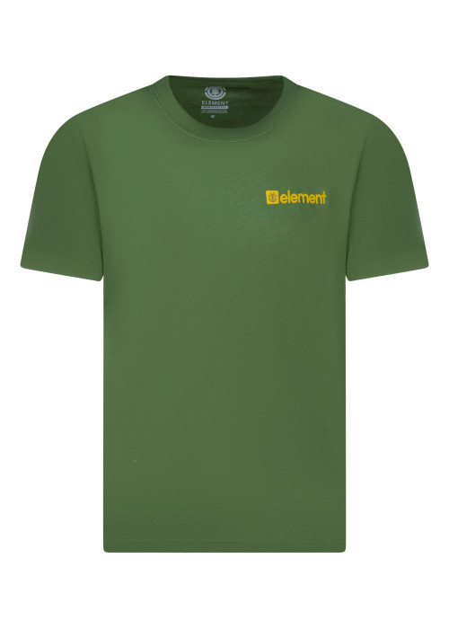 T-shirt en coton biologique vert imprimé à...