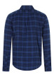 Thumbnail Chemise en coton bleu foncé à carreaux pourvue d'une coupe droite - Image 2