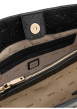 Thumbnail Sac à main noir en simili-cuir gauffré avec des breloques cloutées Guess - Image 4
