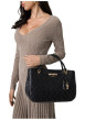 Thumbnail Sac à main noir en simili-cuir gauffré avec des breloques cloutées Guess - Image 5