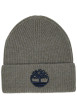 Thumbnail Bonnet tilleul en tricot côtelé pourvu d'un revers avec le logo brodé