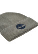 Thumbnail Bonnet tilleul en tricot côtelé pourvu d'un revers avec le logo brodé - Image 3
