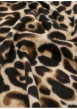 Thumbnail Écharpe à motif léopard avec une coupe rectangulaire et des bords à franges - Image 3