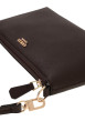 Thumbnail Sac à main Melody marron uni avec deux anses et une bandoulière amovible - Image 7