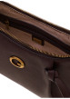 Thumbnail Sac marron uni Allegra avec une bandoulière ajustable et un logo doré - Image 6