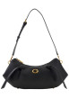 Thumbnail Sac Allegra noir uni avec une bandoulière ajustable et 1 poche zippée