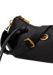 Thumbnail Sac Allegra noir uni avec une bandoulière ajustable et 1 poche zippée - Image 4