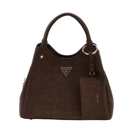 Sac à mains Lorella chocolat avec un imprimé...