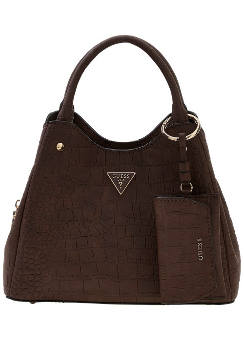 Sac à mains Lorella chocolat avec un imprimé...