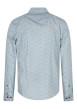Thumbnail Chemise en coton bleue et verte à motifs dotée d'une coupe droite - Image 2