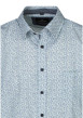 Thumbnail Chemise en coton bleue et verte à motifs dotée d'une coupe droite - Image 3
