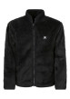 Thumbnail Sweat zippé noir uni muni d'une coupe droite et d'un col montant
