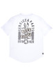 Thumbnail T-shirt blanc en coton à imprimé clé anglaise pourvu d'une coupe droite - Image 2