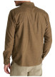 Thumbnail Chemise en coton marron à coupe droite pourvue d'un col à revers - Image 3