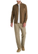 Thumbnail Chemise en coton marron à coupe droite pourvue d'un col à revers - Image 5