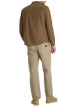 Thumbnail Chemise en coton marron à coupe droite pourvue d'un col à revers - Image 6