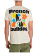 Thumbnail T-shirt en coton écru imprimé bouledogue français doté d'une coupe droite - Image 2