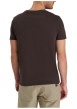 Thumbnail T-shirt en coton chocolat pourvu d'une coupe droite et d'un col rond - Image 2