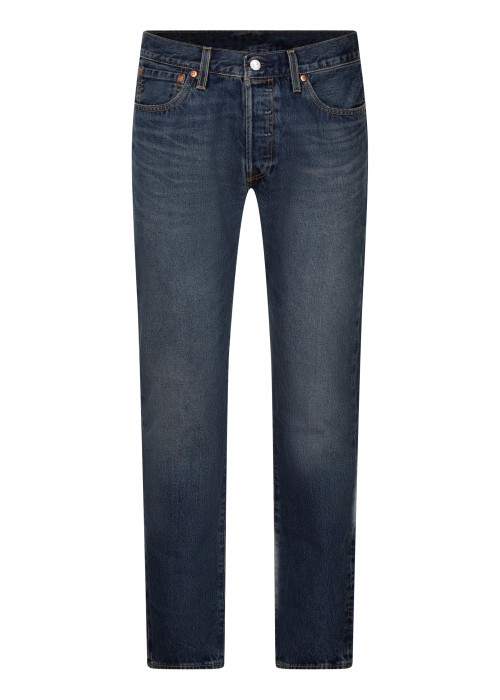 Jean 501® Levi'S® Original en coton indigo pourvu d'une coupe droite