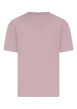 Thumbnail T-shirt en coton mauve à coupe droite pourvu d'un col rond et de manches courtes - Image 2