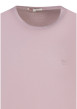 Thumbnail T-shirt en coton mauve à coupe droite pourvu d'un col rond et de manches courtes - Image 3