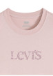Thumbnail T-shirt en coton rose à coupe droite pourvu d'un col rond et de manches courtes - Image 2