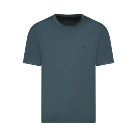 T-shirt en coton vert à coupe droite pourvu...