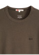 Thumbnail T-shirt en coton anthracite à coupe droite pourvu de manches courtes - Image 2