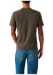 Thumbnail T-shirt en coton anthracite à coupe droite pourvu de manches courtes - Image 4