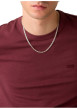 Thumbnail T-shirt en coton bordeaux à coupe droite pourvu de manches courtes - Image 5