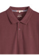 Thumbnail Polo en coton bordeaux à coupe droite pourvu d'un col à revers boutonné - Image 2
