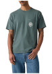 Thumbnail T-shirt en coton ardoise à coupe droite pourvu d'un col rond - Image 3
