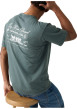 Thumbnail T-shirt en coton ardoise à coupe droite pourvu d'un col rond - Image 6