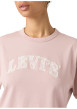 Thumbnail T-shirt en coton rose à coupe droite pourvu d'un col rond et de manches courtes - Image 5