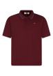 Thumbnail Polo en coton bordeaux à coupe droite pourvu d'un col boutonné