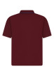Thumbnail Polo en coton bordeaux à coupe droite pourvu d'un col boutonné - Image 2