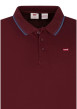 Thumbnail Polo en coton bordeaux à coupe droite pourvu d'un col boutonné - Image 3