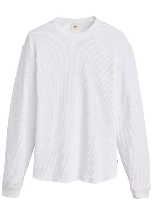 T-shirt en coton blanc à coupe droite pourvu de...