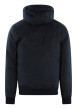 Thumbnail Blouson marine uni avec une coupe droite et un col à capuche - Image 2