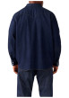 Thumbnail Chemise brut unie à coupe droite avec un col chemise et poches sur la poitrine - Image 5
