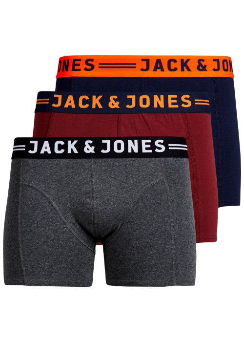 Lot de boxers unis en coton coupe fermée avec...