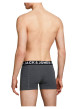 Thumbnail Lot de boxers unis en coton coupe fermée avec bandes élastiquées colorées - Image 3