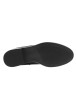 Thumbnail Bottes femme midi noires avec effet velours et talons plat - Image 6