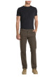 Thumbnail Pantalon chino en coton mélangé chocolat pourvu d'une coupe droite - Image 5